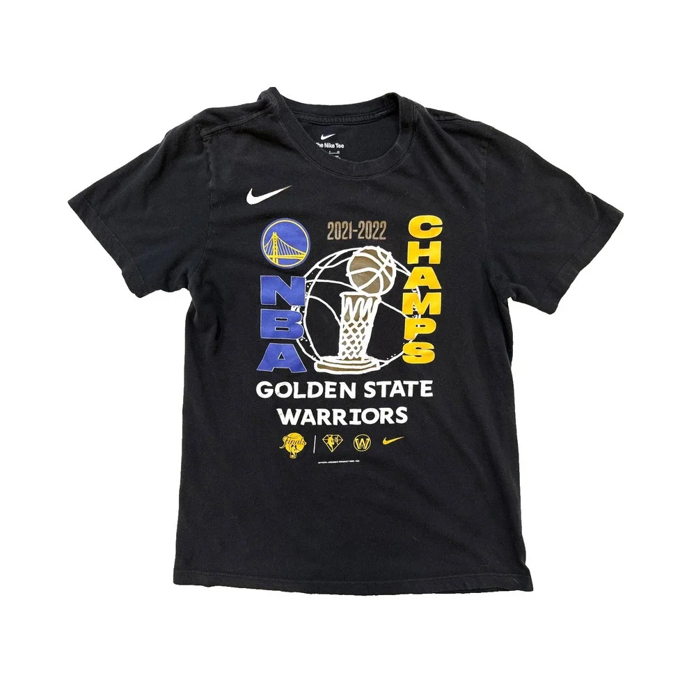 NIke Golden State‎ Warriors TShirt Mens Small NBA Basketball 2021-2022 Champs